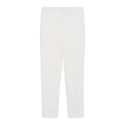 Witte Broek Stretch Jersey Broek Iblues , White , Dames