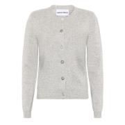 Kasjmier Crew Neck Cardigan Licht Grijs Emerson Renaldi , Gray , Dames