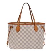 Pre-owned Canvas louis-vuitton-bags Louis Vuitton Vintage , White , Da...