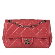 Pre-owned Leather chanel-bags Chanel Vintage , Pink , Dames