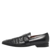 Pre-owned Leather flats Gucci Vintage , Black , Heren