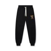 Tennis Club Icon Geborduurde Joggingbroek Casablanca , Black , Heren