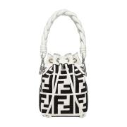 Stijlvolle leren tas voor vrouwen Fendi , White , Dames