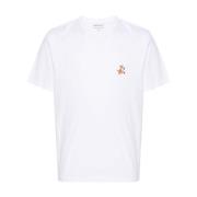 Speedy Fox Crew Neck T-shirt Maison Kitsuné , White , Heren