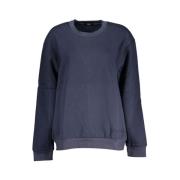 Blauw Geborduurd Fleece Sweatshirt Cavalli Class , Blue , Heren