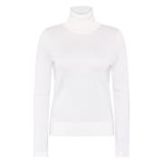 Off White Merino Wol Turtle Neck Sweater Emerson Renaldi , White , Dam...