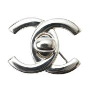 Pre-owned Metal chanel-jewelry Chanel Vintage , Gray , Dames