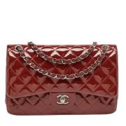 Pre-owned Leather chanel-bags Chanel Vintage , Red , Dames