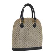 Pre-owned Canvas handbags Louis Vuitton Vintage , Beige , Dames