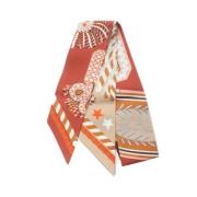 Pre-owned Silk scarves Hermès Vintage , Multicolor , Dames