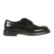 Klassieke Zwarte Derby Schoenen Doucal's , Black , Heren