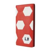 Pre-owned Leather wallets Louis Vuitton Vintage , Red , Dames