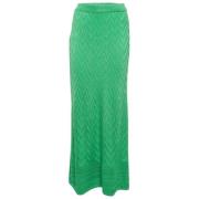 Pre-owned Knit bottoms Missoni Pre-owned , Green , Dames