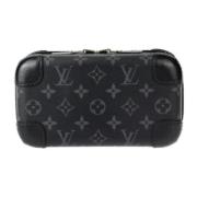 Pre-owned Leather louis-vuitton-bags Louis Vuitton Vintage , Black , D...