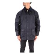 Blauwe Logo Front Jas Barbour , Blue , Heren