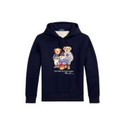 Chique Winter Familie Hoodie Polo Ralph Lauren , Blue , Heren