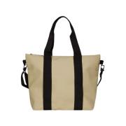 Zand Mini Tote Tas - Waterdicht Rains , Beige , Unisex