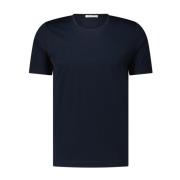 Klassiek Katoenen T-Shirt Egon Stefan Brandt , Blue , Heren