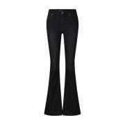 High Waist Straight Leg Jeans Liu Jo , Black , Dames