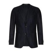 Elegante Gestreepte Blazer Windsor , Blue , Heren