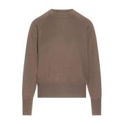 Zijdeblend Pullover Comfortabele Pasvorm Windsor , Brown , Dames