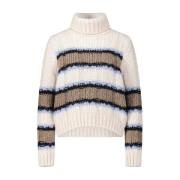 Gestreepte Alpaca Wol Coltrui Marc Cain , Multicolor , Dames