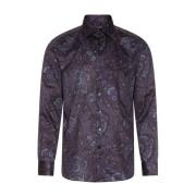 Casual Overhemd met Paisley-patroon Etro , Purple , Heren