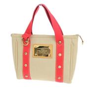 Pre-owned Canvas louis-vuitton-bags Louis Vuitton Vintage , Beige , Da...