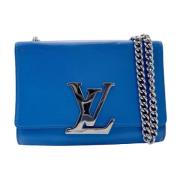 Pre-owned Leather louis-vuitton-bags Louis Vuitton Vintage , Blue , Da...