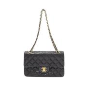 Pre-owned Leather chanel-bags Chanel Vintage , Black , Dames