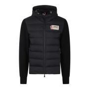 Wollen Tricot Cardigan Fw24 Moncler , Black , Heren