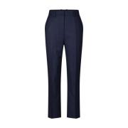 Wollen Gestreepte Broek Anine Bing , Blue , Dames