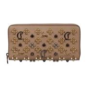 Studded Panettone Portemonnee Christian Louboutin , Brown , Dames