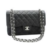 Pre-owned Leather chanel-bags Chanel Vintage , Black , Dames