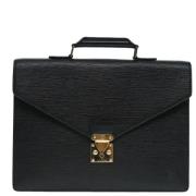 Pre-owned Leather louis-vuitton-bags Louis Vuitton Vintage , Black , H...