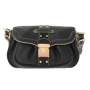 Pre-owned Leather louis-vuitton-bags Louis Vuitton Vintage , Black , D...