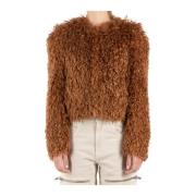 Kaneel Polyester Jas Faustine Isabel Marant , Orange , Dames