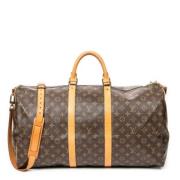 Pre-owned Coated canvas handbags Louis Vuitton Vintage , Brown , Dames