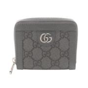 Pre-owned Fabric wallets Gucci Vintage , Gray , Heren