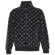 Pre-owned Polyester outerwear Louis Vuitton Vintage , Black , Heren