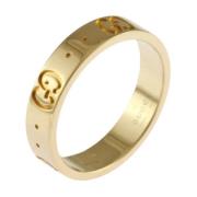 Pre-owned Rose Gold rings Gucci Vintage , Yellow , Dames