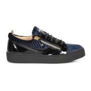 Luxe Zwarte Sneakers Aw24 Giuseppe Zanotti , Black , Heren