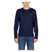 Blauwe Lange Mouw Gebreide Kleding Herfst/Winter Napapijri , Blue , He...