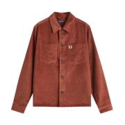 Stijlvolle Shirt voor Mannen Fred Perry , Brown , Heren