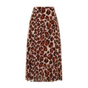 Midi rok met dierenprint Fabienne Chapot , Multicolor , Dames