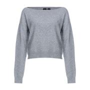 Kasjmiermix Grijze Trui Pinko , Gray , Dames