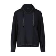 Shirt met trekkoord lange mouwen Marc Cain , Black , Dames