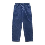 Corduroy Straight Leg Pants YMC You Must Create , Blue , Heren