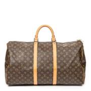 Pre-owned Coated canvas handbags Louis Vuitton Vintage , Brown , Dames