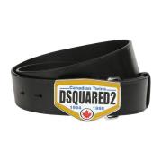 Stijlvolle riem voor mannen Dsquared2 , Black , Heren